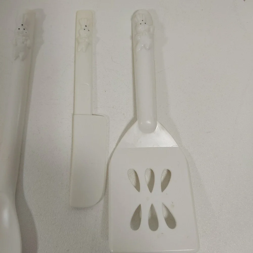 Vtg Pillsbury Doughboy Kid Baking‎ Cooking Icing Utensils Lot Of 6